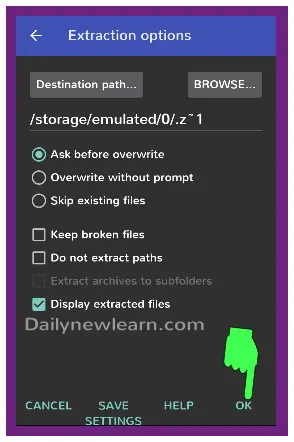 How to open and extract RAR files on Android with pictures - Daily new learn