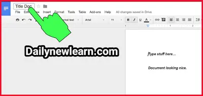 How to create a Google doc and use it full details