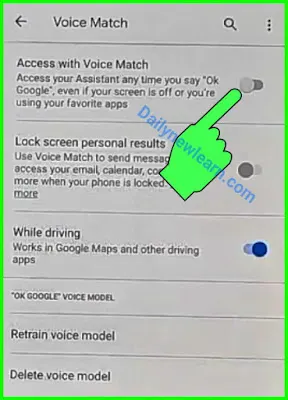 How to Turn off or disable Ok google voice search and Google Assistant
