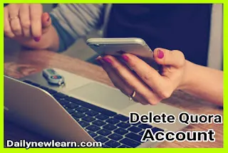 How to delete or deactivate quora account permanently