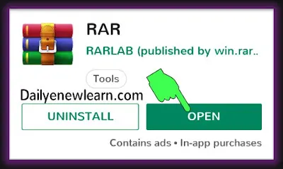 How to open and extract RAR files on Android with pictures - Daily new learn