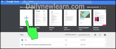 How to create a Google doc and use it full details