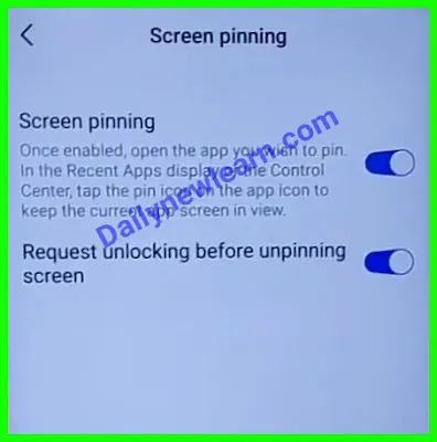 Use of Screen Pinning: How to pin and Unpin screen in Android & iPhone Use of Screen Pinning: How to pin and Unpin screen in Android & iPhone