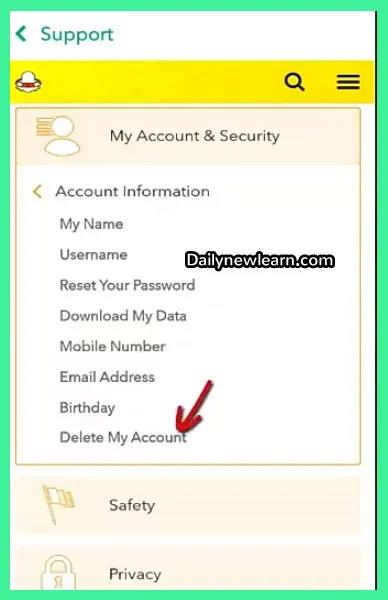 How To Delete / Deactivate Snapchat Account Permanently or Change Username